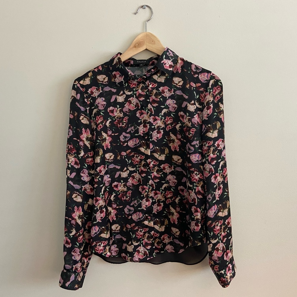 Aritzia Talula Floral Blouse